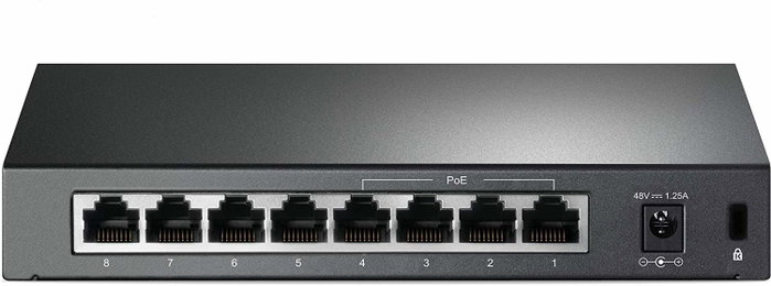 TP-Link TL-SF1008P Switch de 8 Puertos 10/100 Mbps con 4 Puertos PoE Negro TP-Link TL-SF1008P Switch de 8 Puertos 10/100 Mbps con 4 Puertos PoE Negro